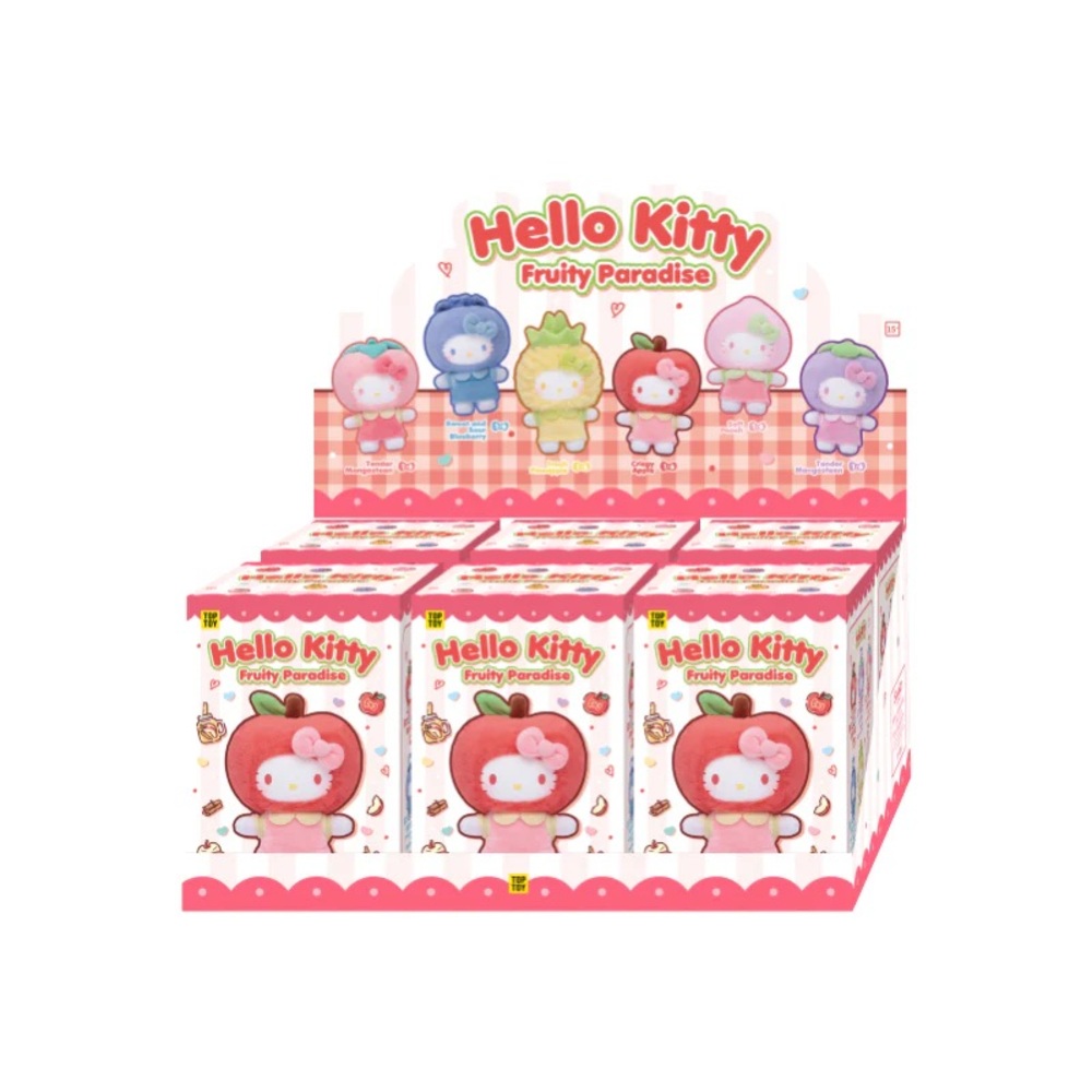 Top Toy Hello Kitty Fruity Paradise Plushie Blind Box
